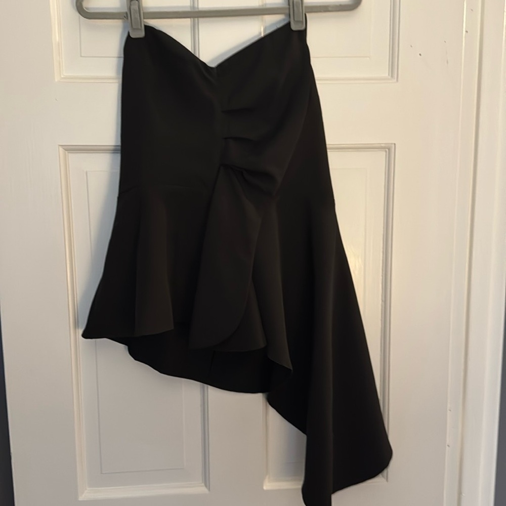 NWOT Roly Poly strapless asymmetrical top size small